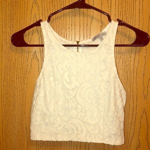 Lace crop top